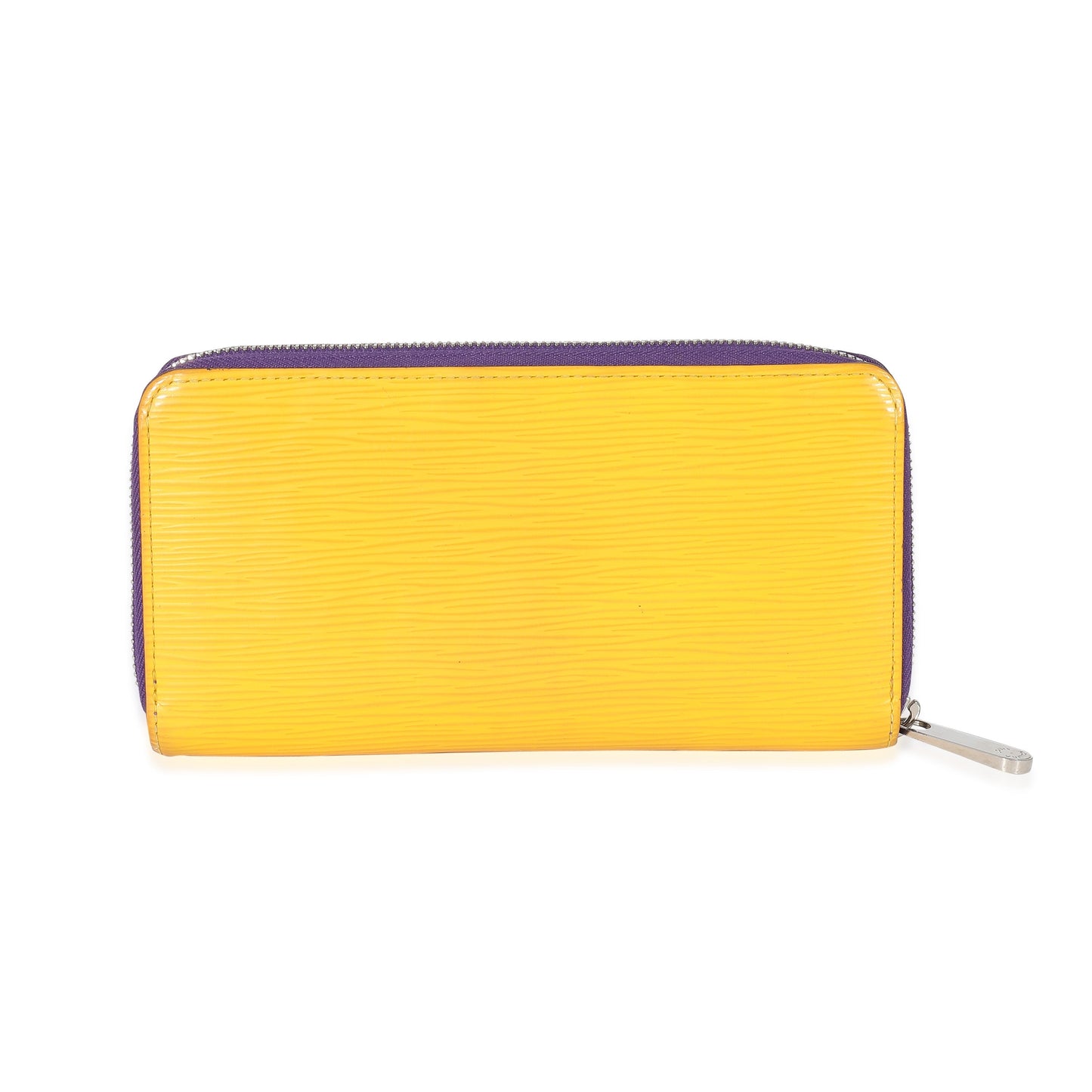 Louis Vuitton  Purple Yellow Epi Zippy Wallet