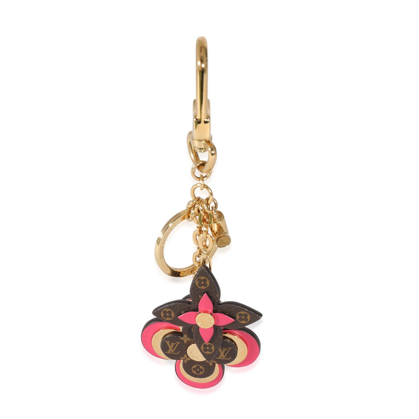 Louis Vuitton  Metal Canvas Blooming Flowers Bag CharmÂ 