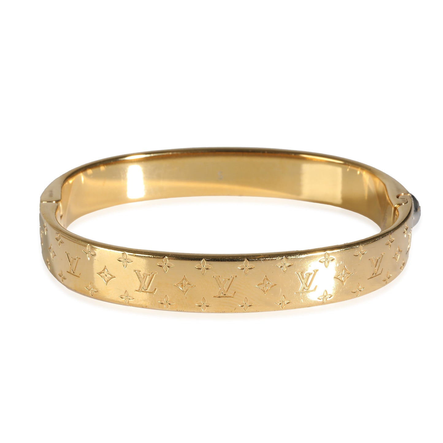 Louis Vuitton Nanogram Cuff inGold Plated