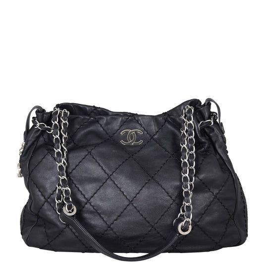 Chanel CC Expandable Zip Around Tote