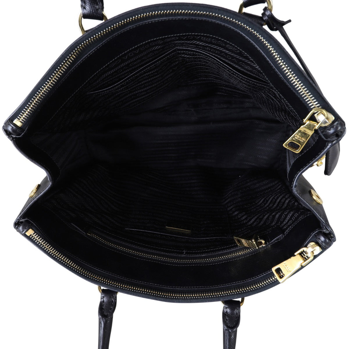 Prada Saffiano Lux Galleria Double Zip Tote Large