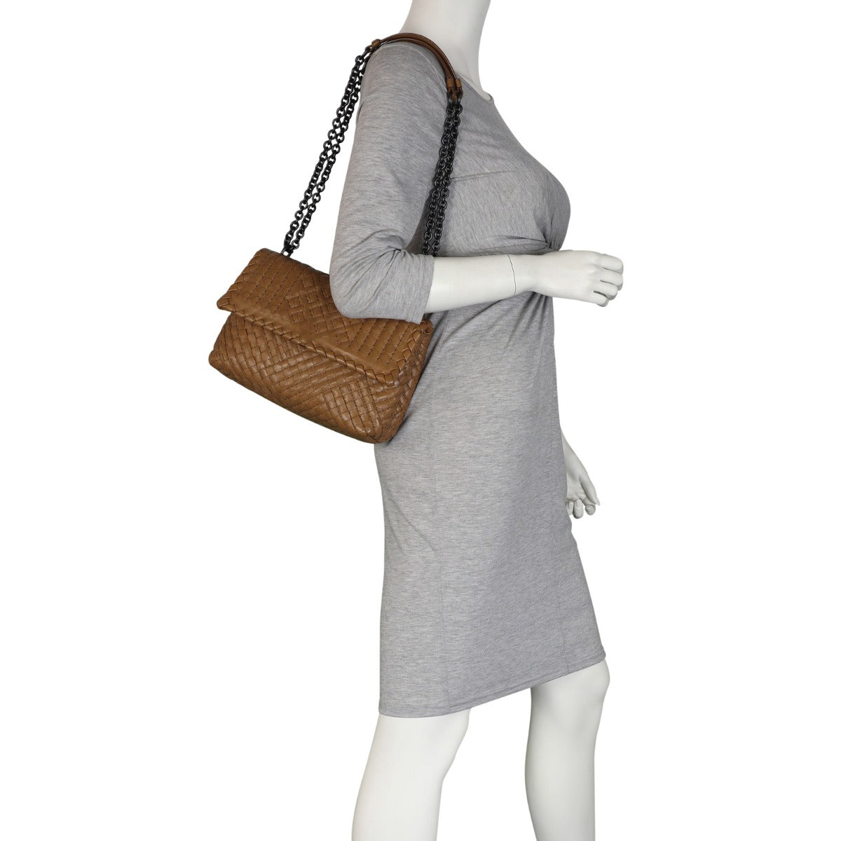 Bottega Veneta Intrecciato Olimpia Bag Small