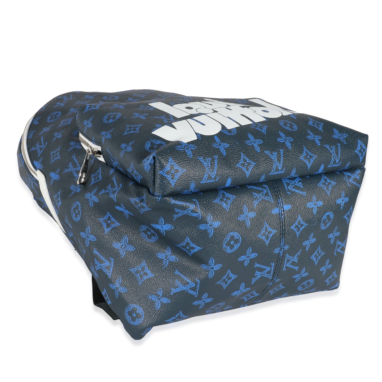 LOUIS VUITTON Blue Monogram Canvas Everyday Discovery Backpack