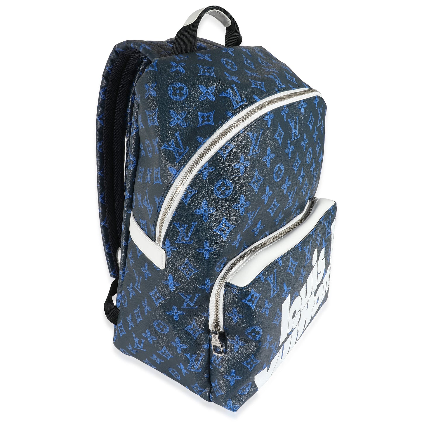 LOUIS VUITTON Blue Monogram Canvas Everyday Discovery Backpack