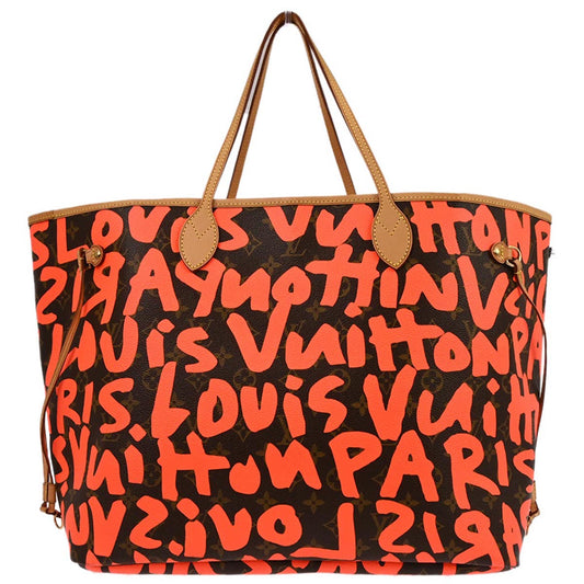 Louis Vuitton Orange Monogram Neverfull GM Tote Bag M93702