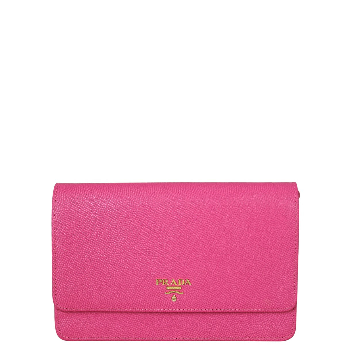 Prada Saffiano Wallet on Strap