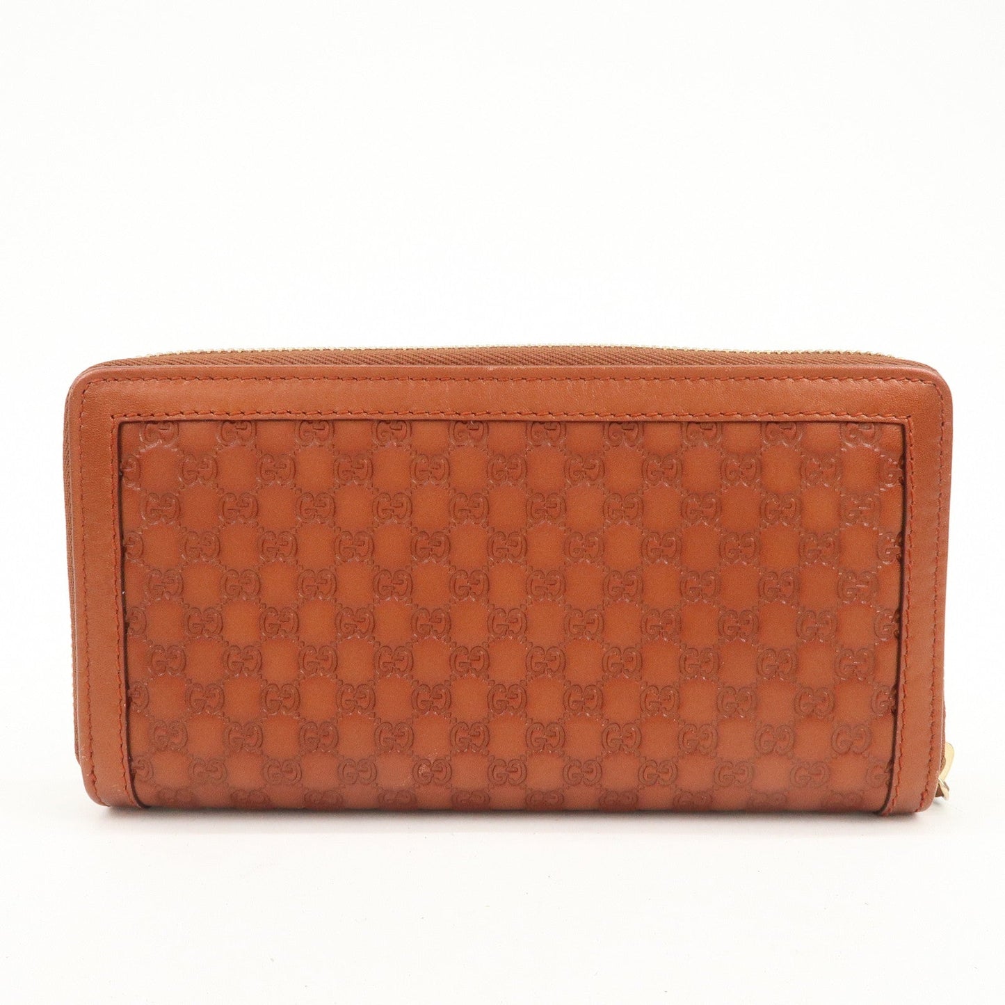 GUCCI Sukey Interlocking G Micro Guccissima Zippy Wallet 308012