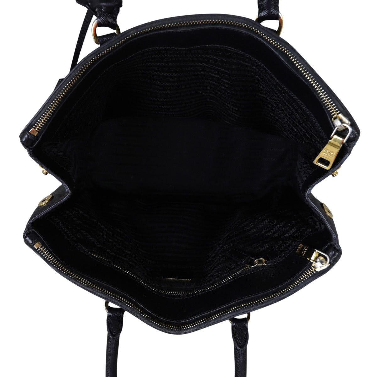 Prada Saffiano Lux Galleria Double Zip Tote Medium