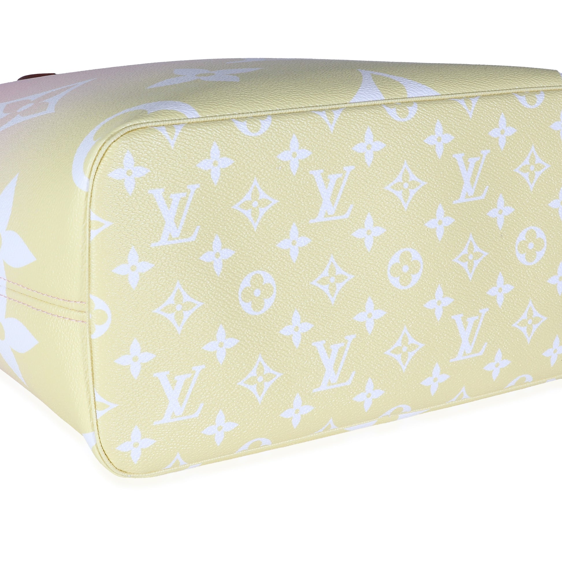 Louis Vuitton Pink Monogram Giant Canvas By The Pool Neverfull MM