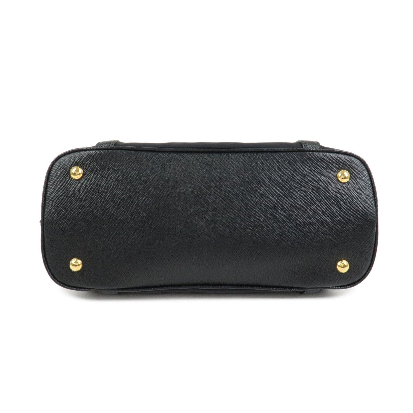 PRADA Tessuto Nylon Saffiano Leather 2Way Hand Shoulder Bag 1BB013