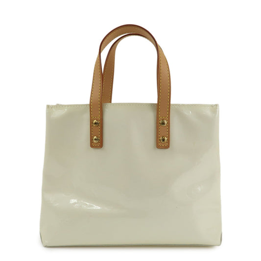 Louis Vuitton Monogram Vernis Leather Lead PM Tote Bag Perle M91336