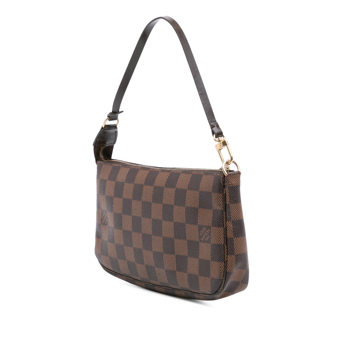 Brown Louis Vuitton Damier Ebene Pochette Accessoires Shoulder Bag