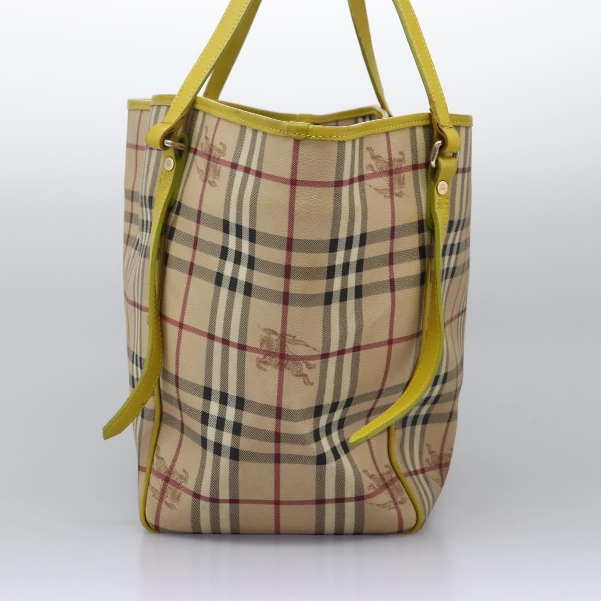 Burberry Nova Check Beige Canvas Tote Bag ( )
