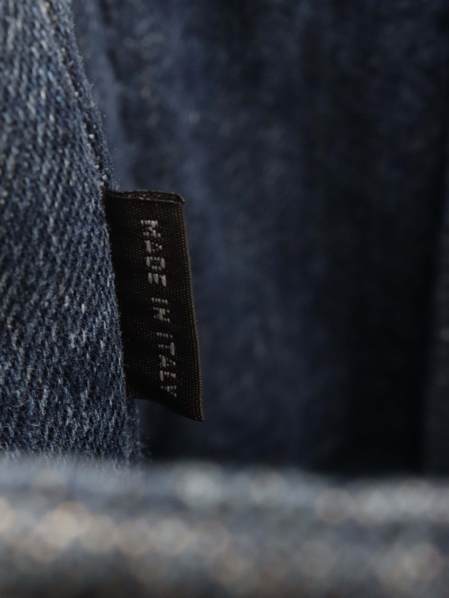 Prada Small Canapa Denim Tote.