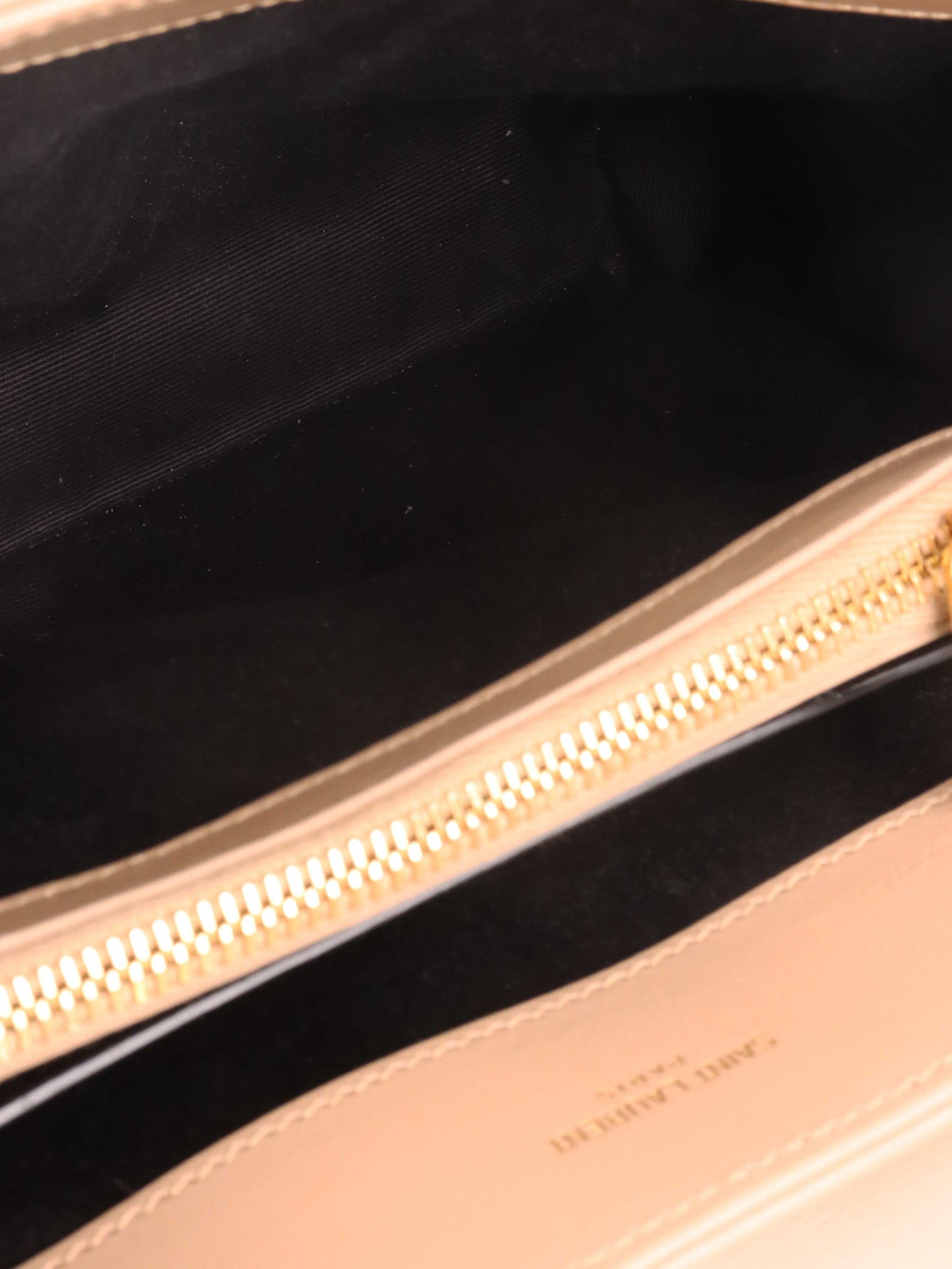 Saint Laurent Small Beige Loulou Bag.