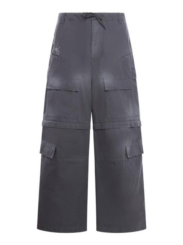 Luxury Balenciaga Trending 2026 Oversized Cargo Pants Grey