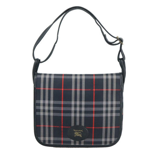 Burberry Navy Canvas Shoulder Bag ( )