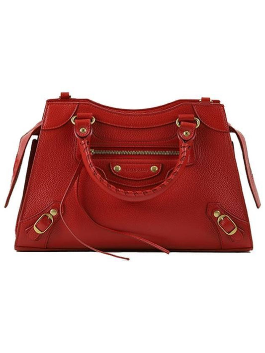 Luxury Balenciaga Trending 2026 Neo Classic Small Tote Bag Red