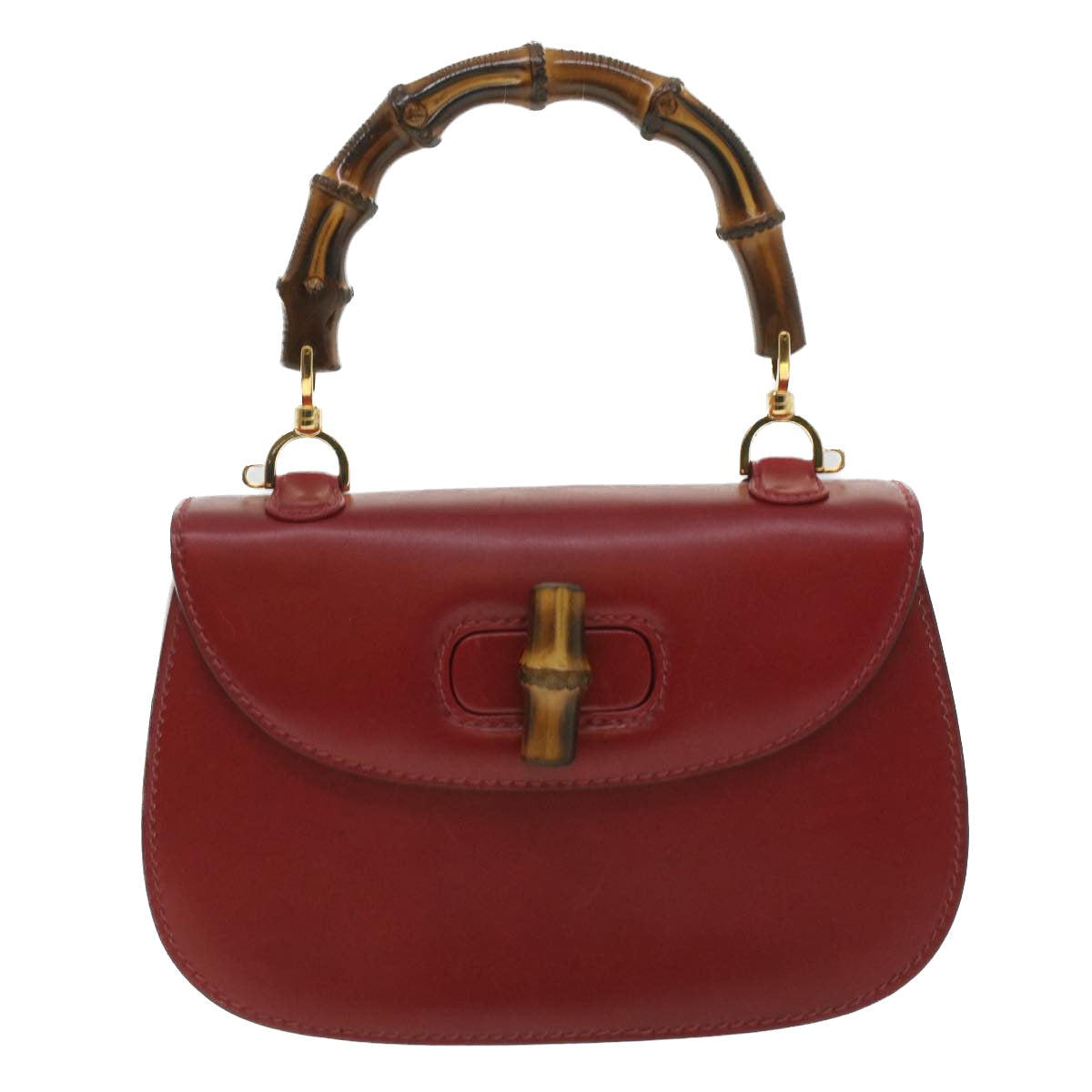 Gucci Bamboo Leather Shoulder Bag Style 4