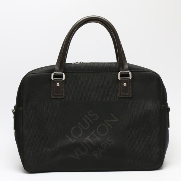 LOUIS VUITTON Handbag Damier Jean Canvas Noir (Black) Documents bag Damier Jean Yak unisex(Unisex)