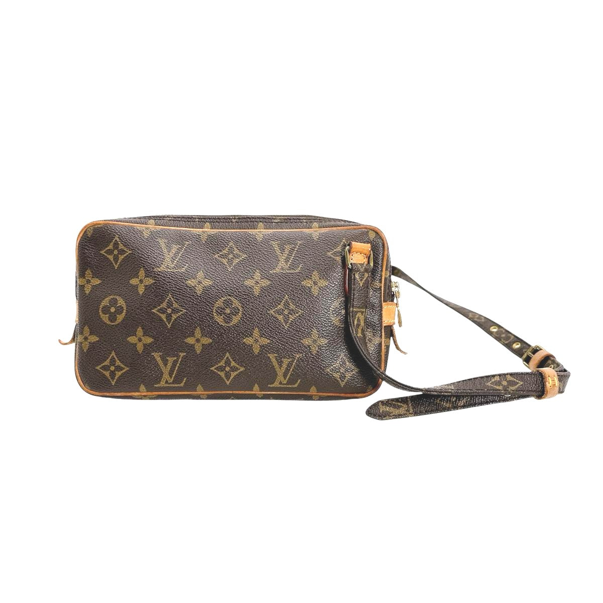 LOUIS VUITTON Shoulder Bag M51828 Monogram canvas Brown Shoulder Bag Monogram Marley Bandouliere unisex(Unisex)