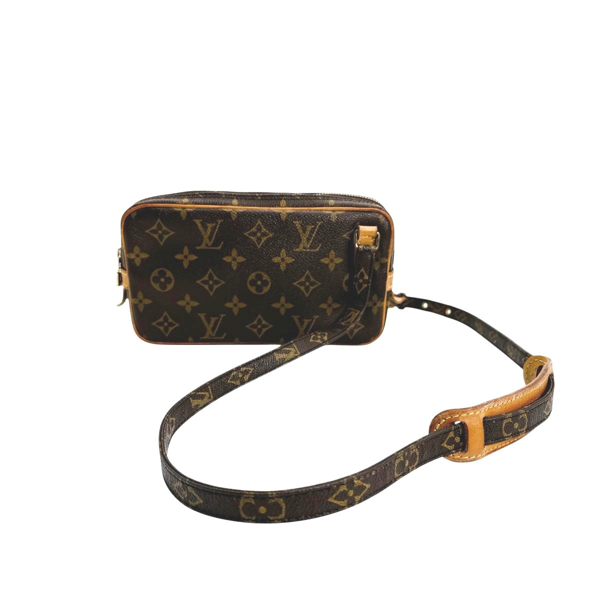 LOUIS VUITTON Shoulder Bag M51828 Monogram canvas Brown Shoulder Bag Monogram Marley Bandouliere unisex(Unisex)