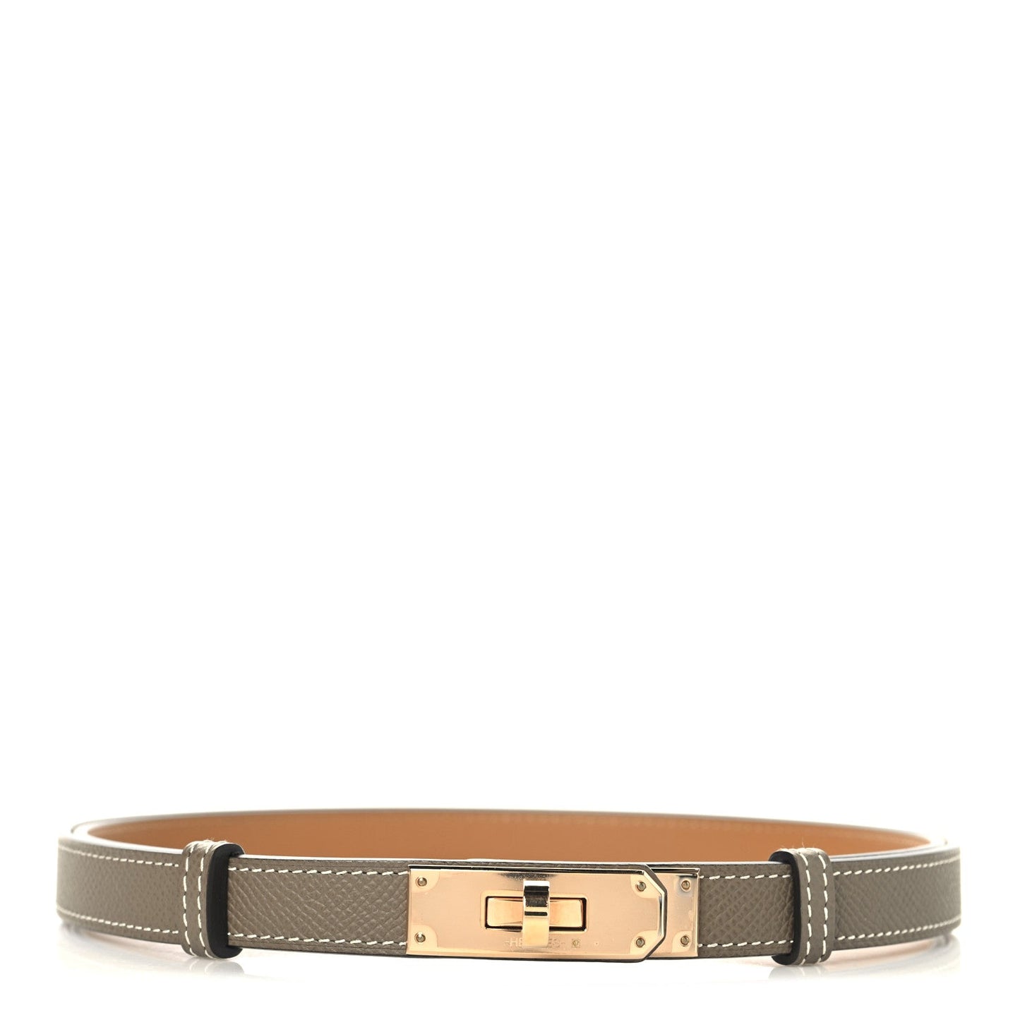 Hermes Epsom Kelly Belt Etoupe