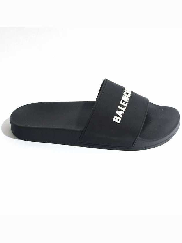 Luxury Balenciaga Trending 2026 Men's Logo Full Slippers Black