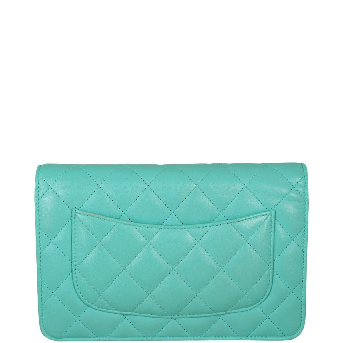 Chanel Classic Wallet on Chain | Sea Foam Green