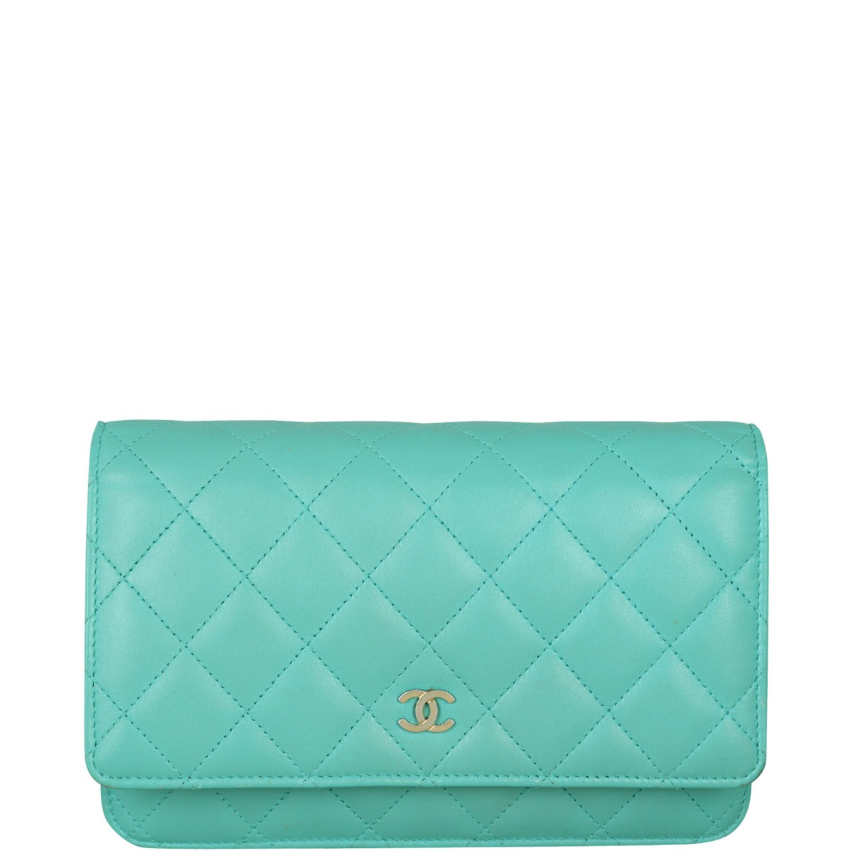 Chanel Classic Wallet on Chain | Sea Foam Green