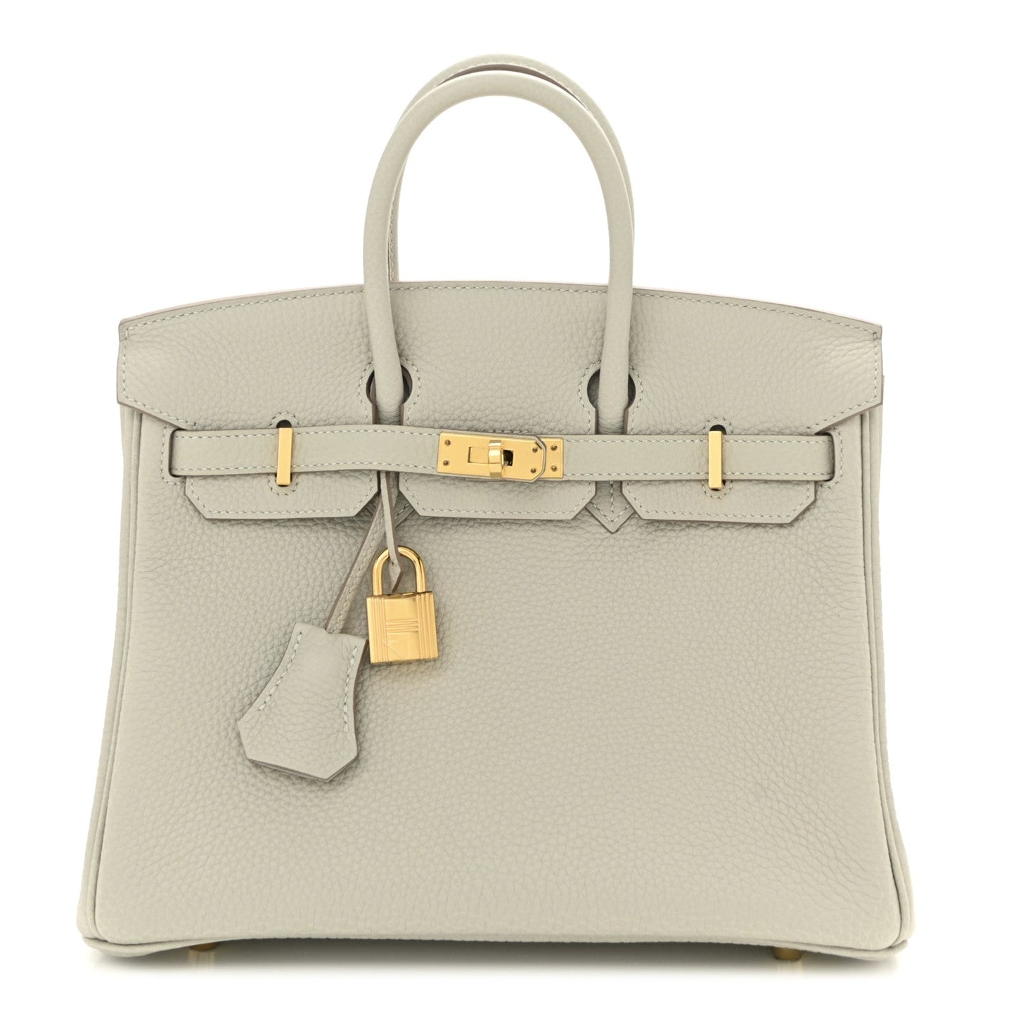 Hermes Togo Birkin 25 Gris Pale