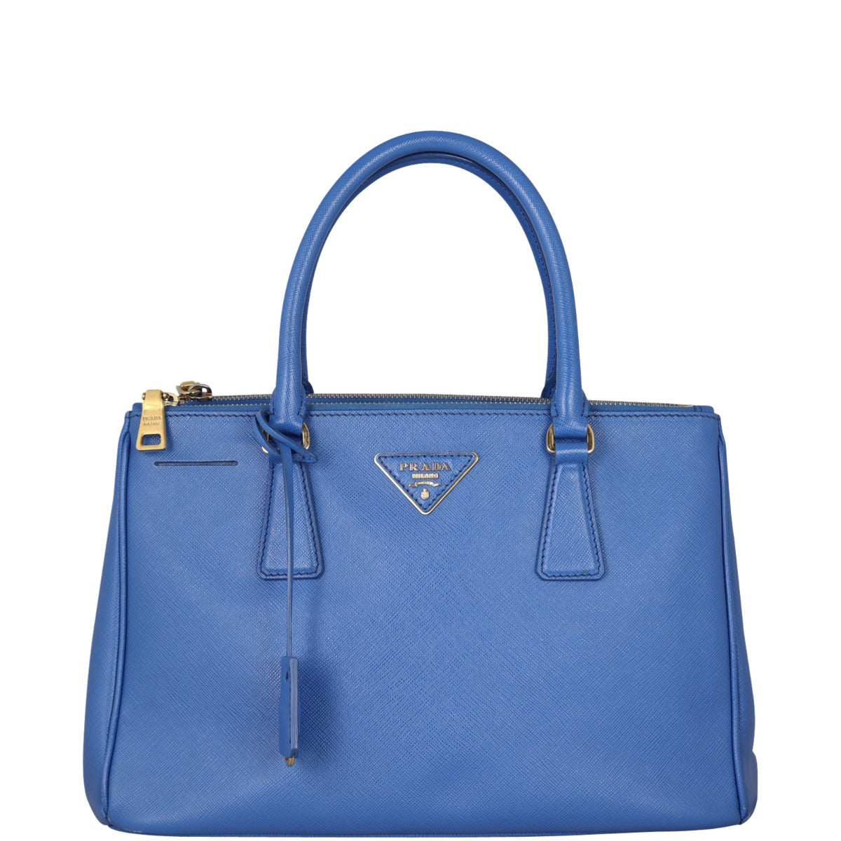 Prada Saffiano Lux Galleria Double Zip Tote Small