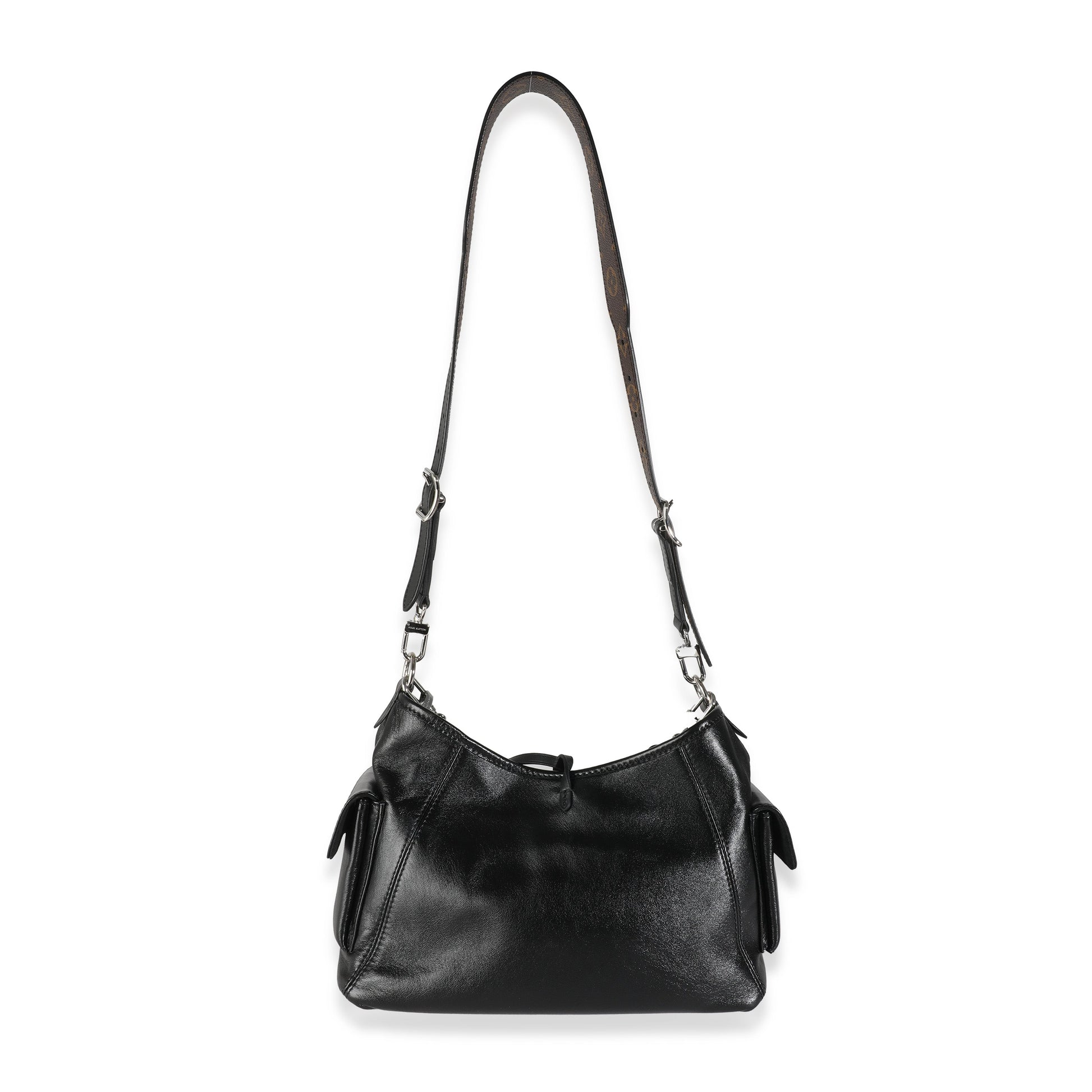 Louis Vuitton Black Lambskin CarryAll Cargo Vibe PM