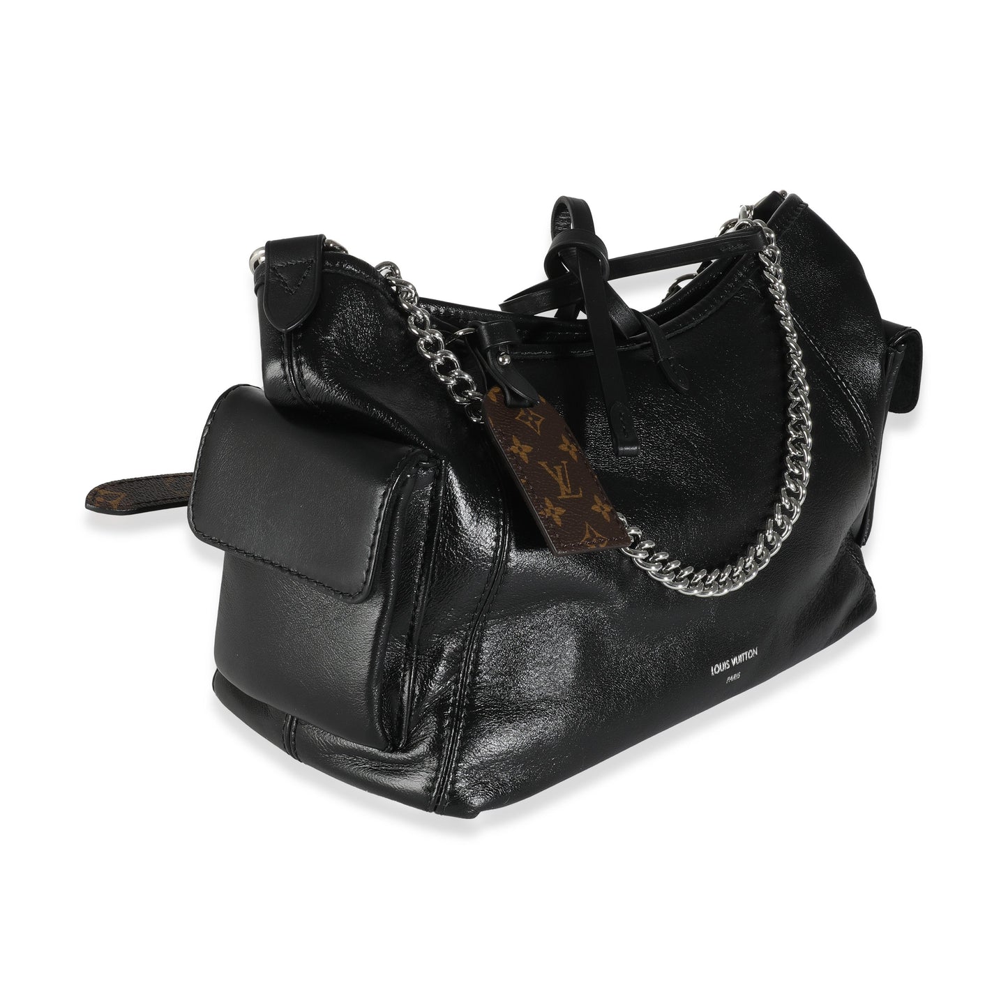 Louis Vuitton Black Lambskin CarryAll Cargo Vibe PM