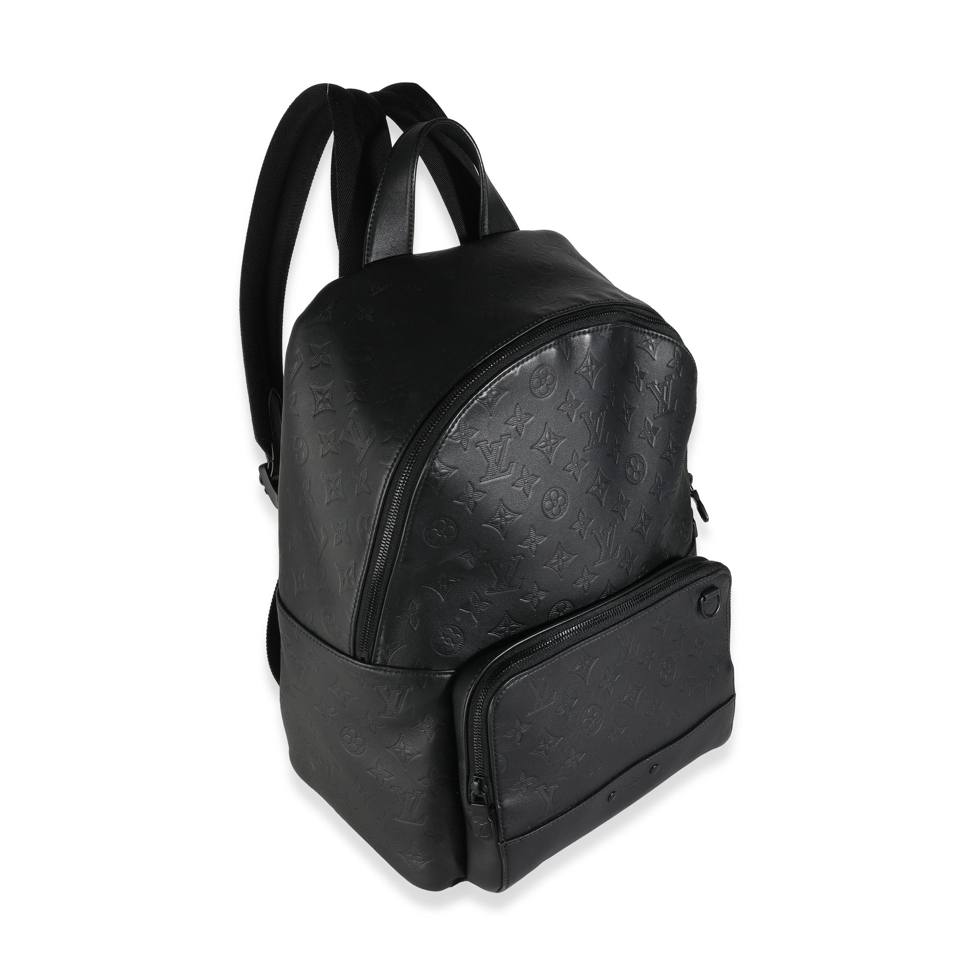 Louis Vuitton Black Monogram Shadow Discovery Backpack