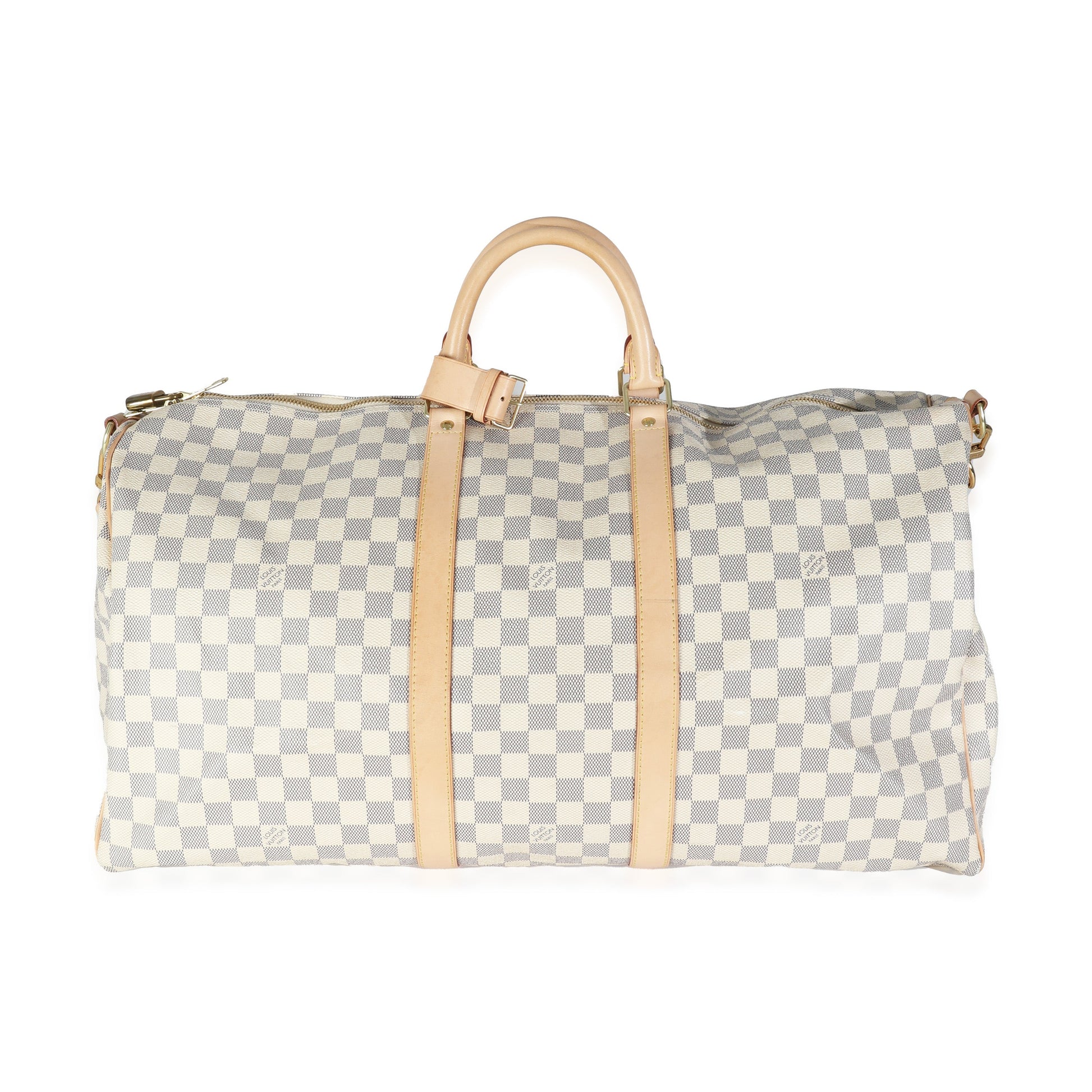 Louis Vuitton Damier Azur Canvas Keepall Bandouliere 55
