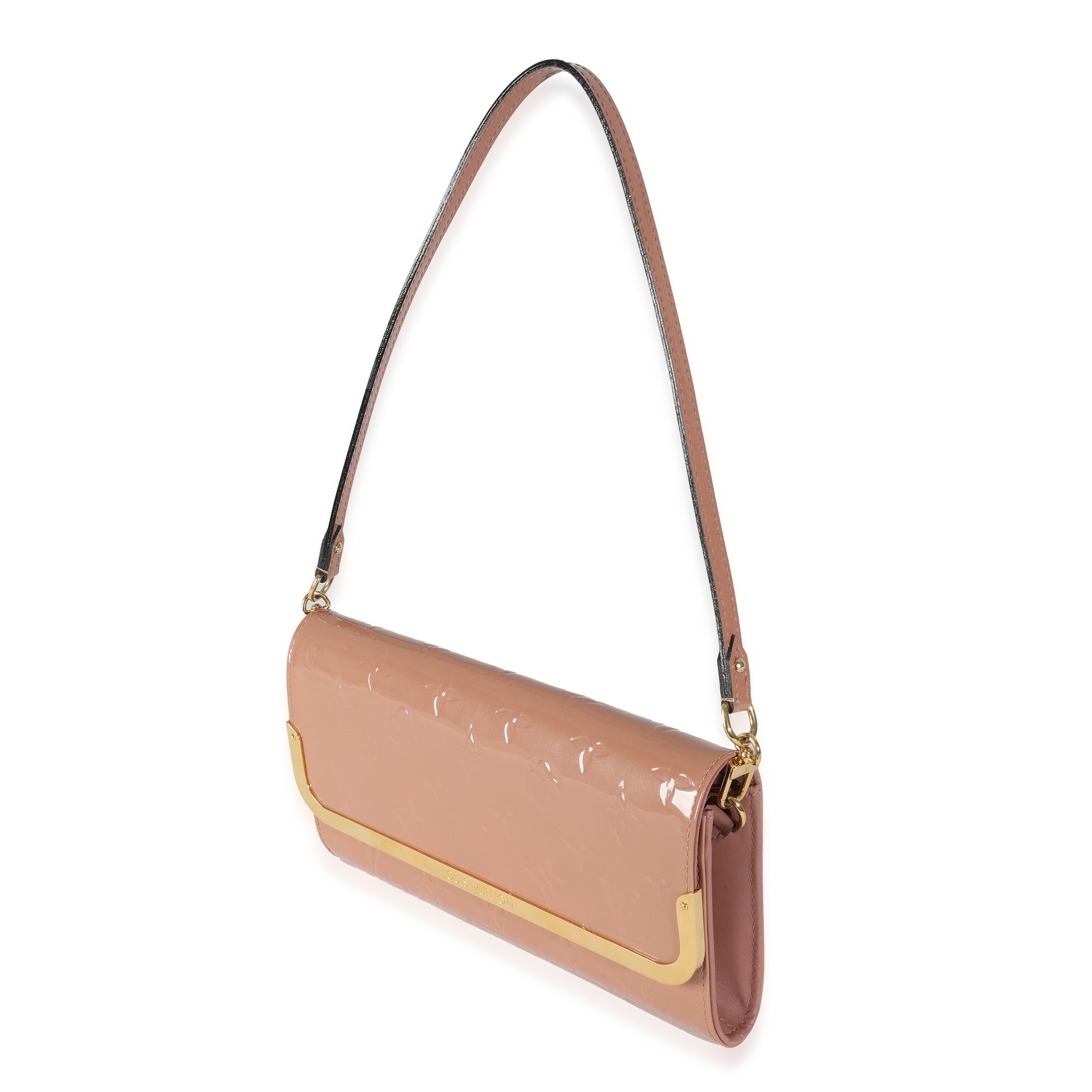 Louis Vuitton Rose Velours Vernis Rossmore MM
