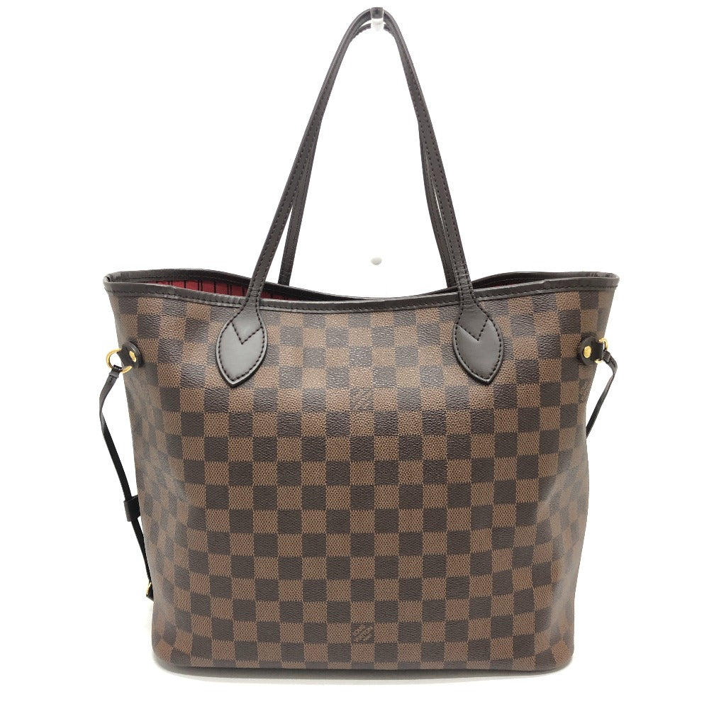 LOUIS VUITTON Tote Bag ï¼®41358 Damier canvas Brown Neverfull MM