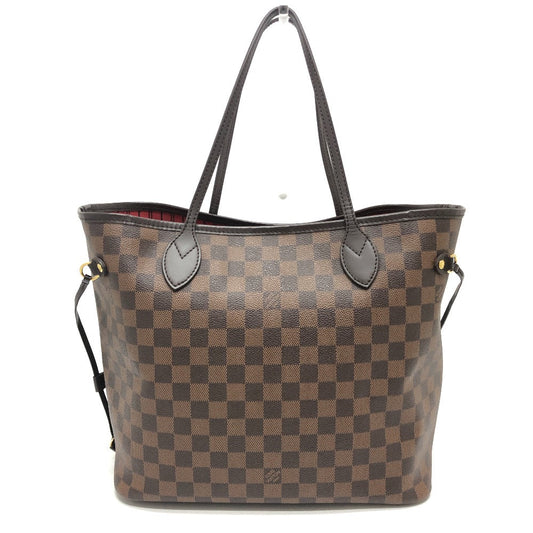 LOUIS VUITTON Tote Bag ï¼®41358 Damier canvas Brown Neverfull MM