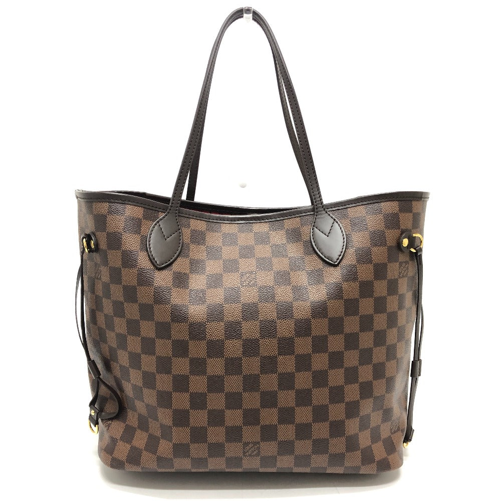 LOUIS VUITTON Tote Bag ï¼®41358 Damier canvas Brown Neverfull MM