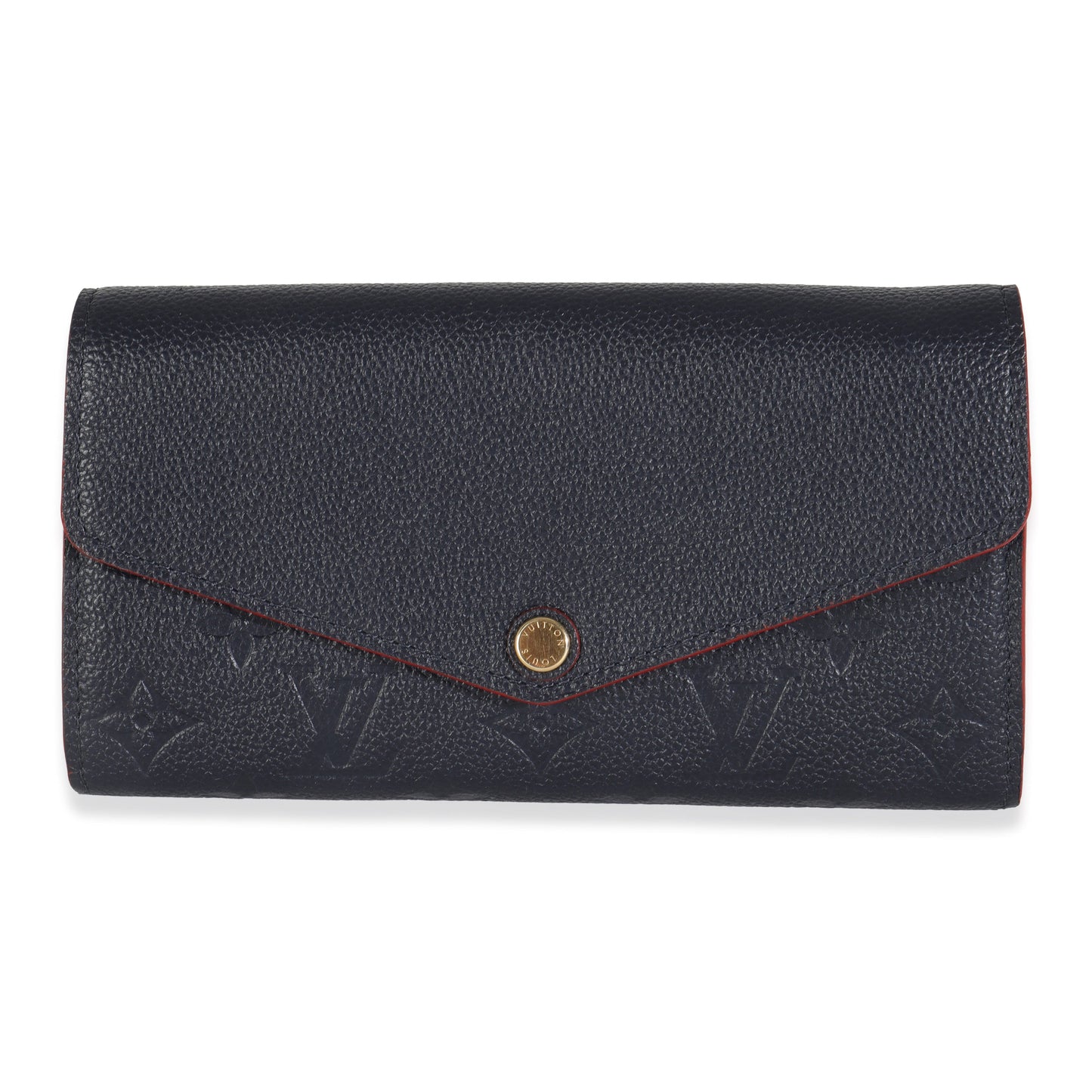 Louis Vuitton Marine Rouge Monogram Empreinte Sarah Wallet