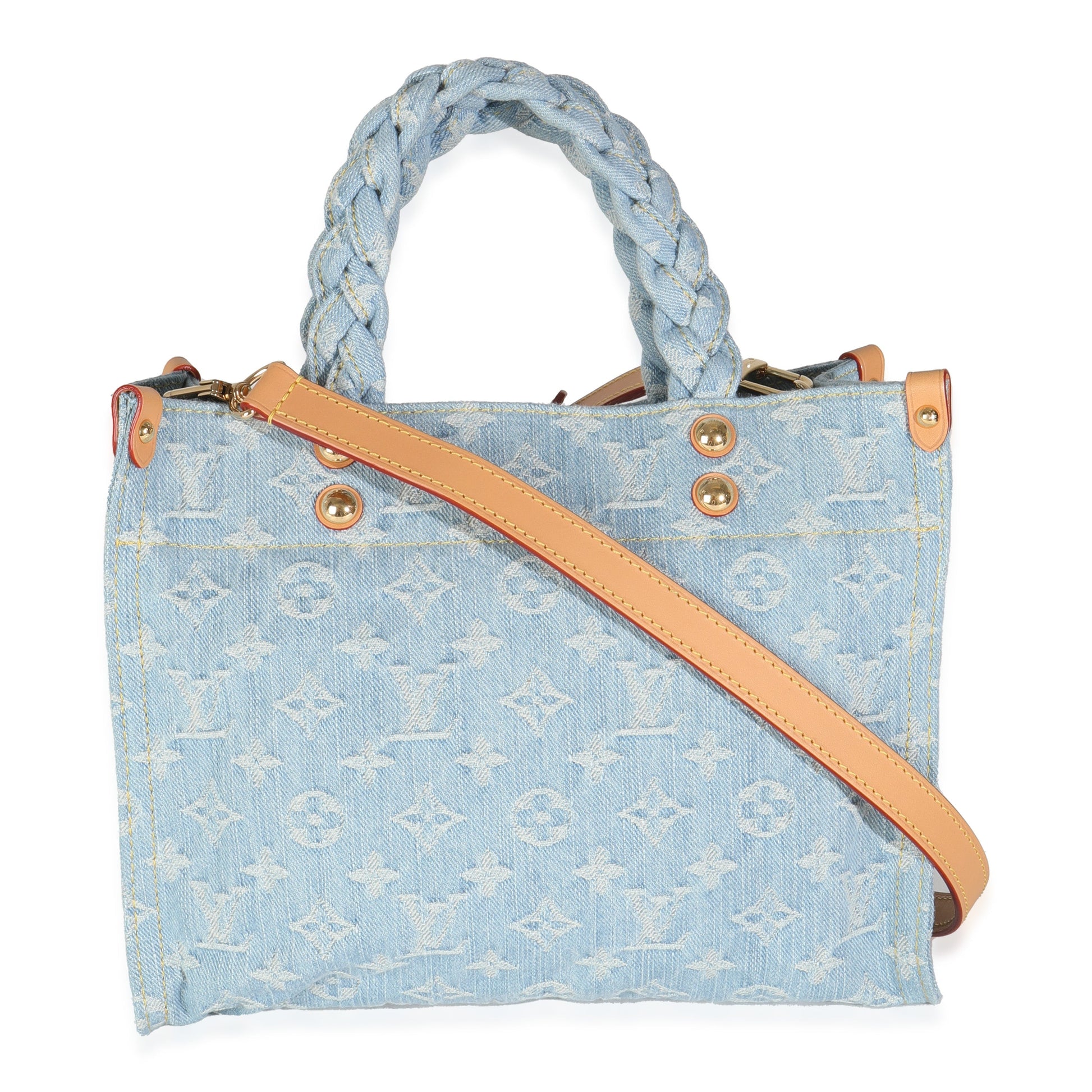 Louis Vuitton Sky Blue Monogram Denim Let Go PM