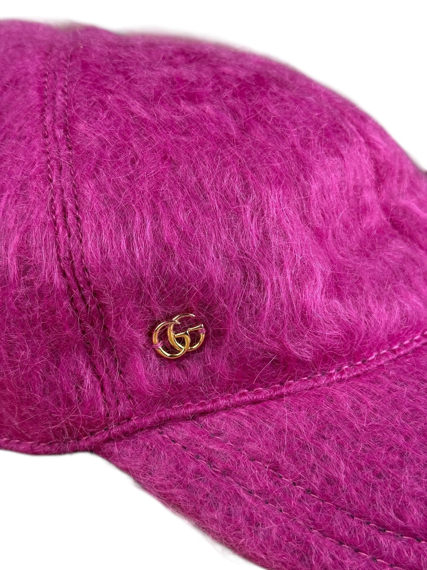Gucci Fuzzy Fuchsia Baseball Hat