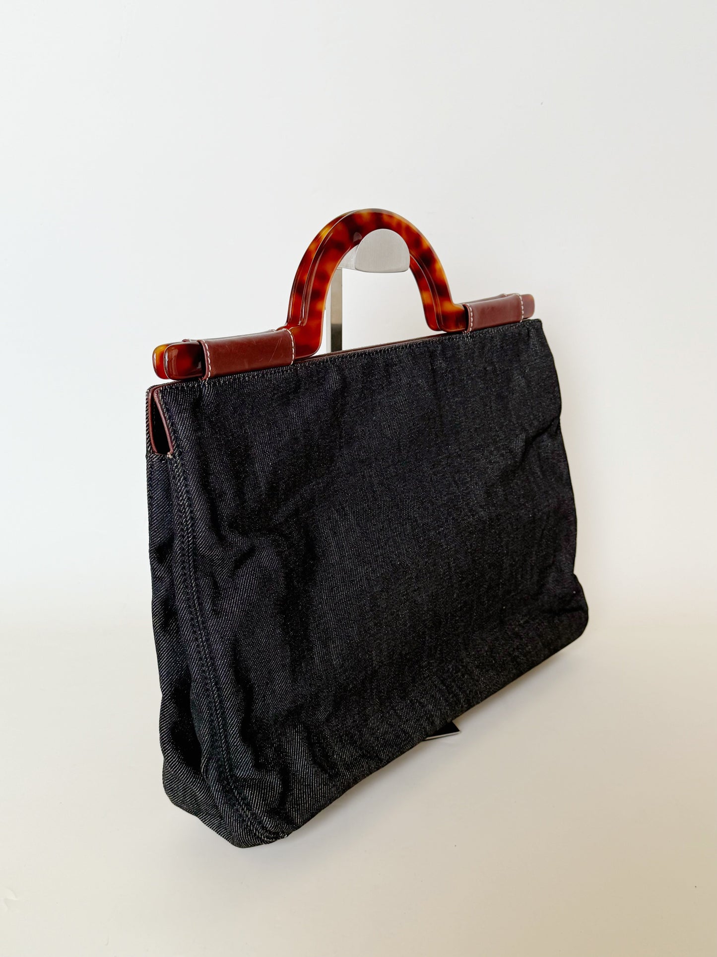 Chanel Denim Tortoise  CC Tote