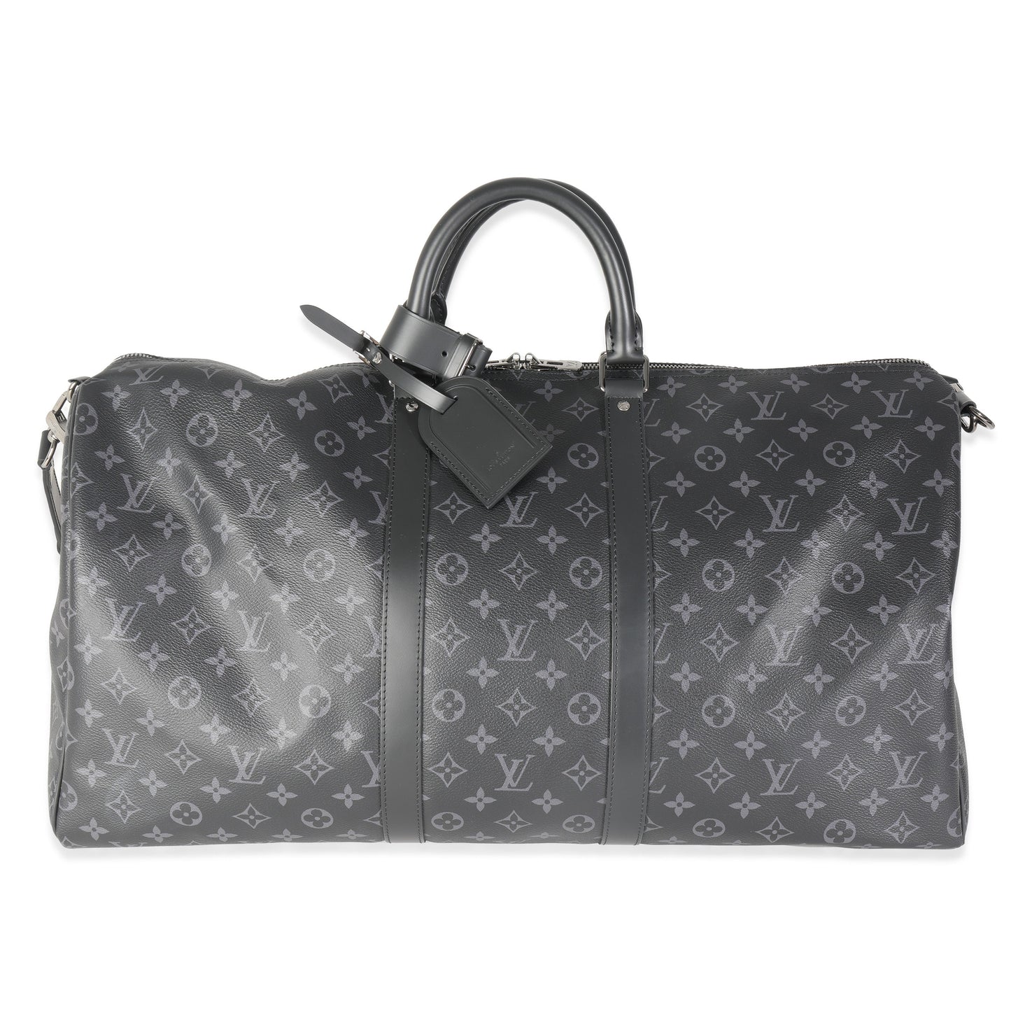 Louis Vuitton Monogram Eclipse Canvas Keepall Bandouliere 55