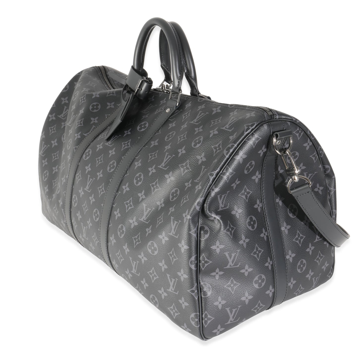 Louis Vuitton Monogram Eclipse Canvas Keepall Bandouliere 55