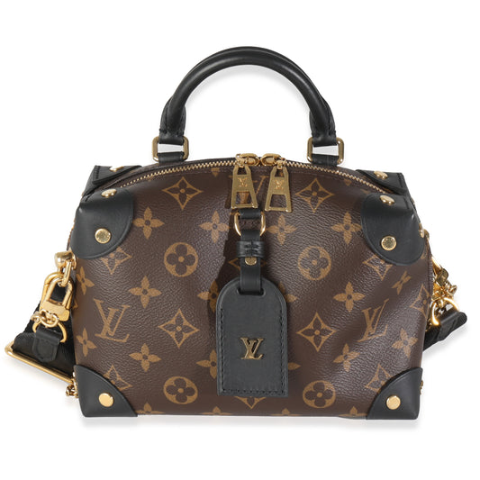 Louis Vuitton Black Monogram Canvas Petite Malle Souple