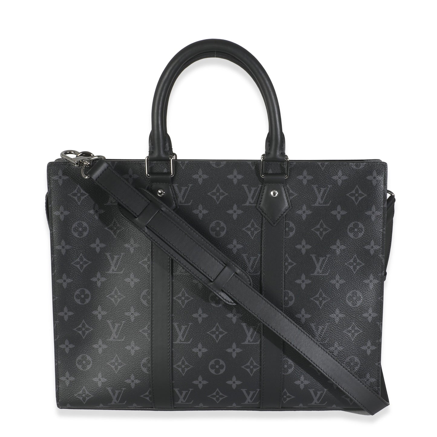 Louis Vuitton Monogram Eclipse Canvas Sac Plat Horizontal Zippe