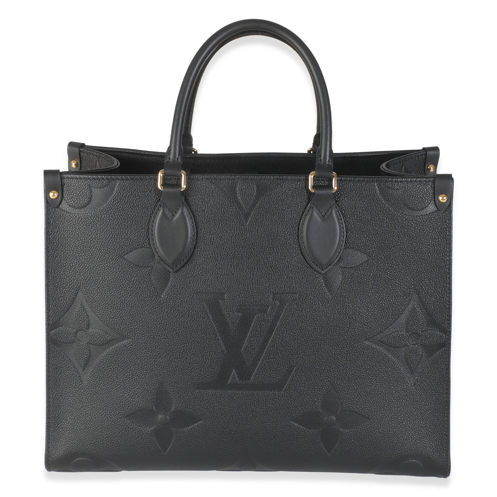 Louis Vuitton Black Monogram Empreinte Onthego MM
