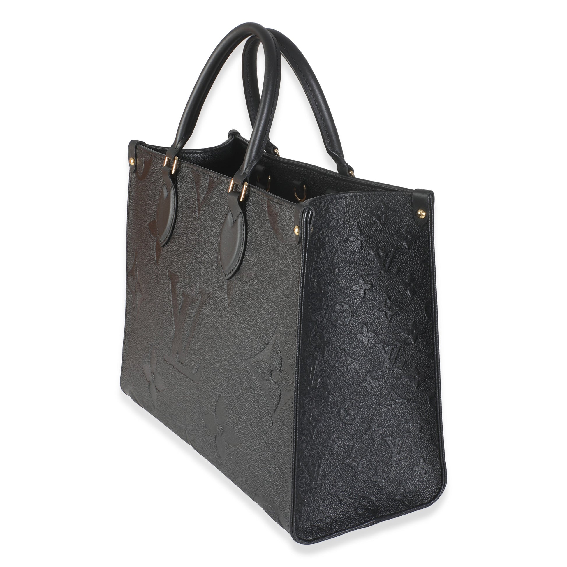 Louis Vuitton Black Monogram Empreinte Onthego MM